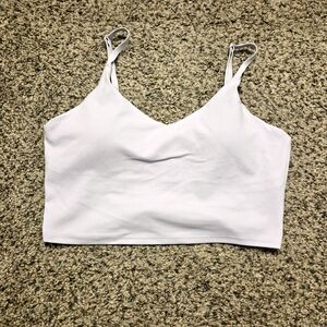 Athlets light purple long line bra top